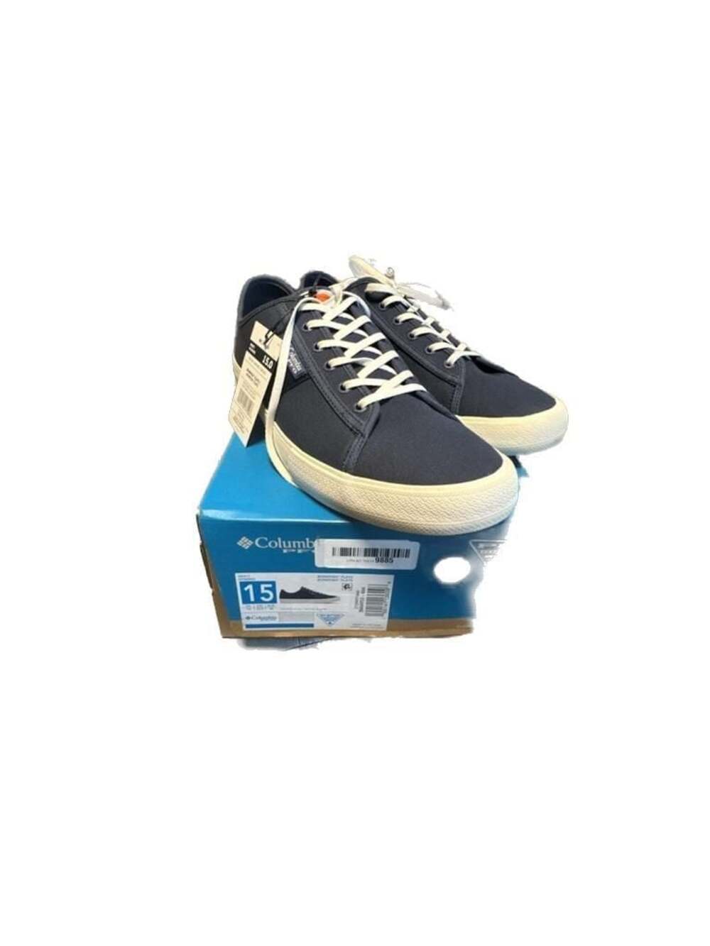 Columbia PFG Men's Bonefish Flats Canvas Sneakers in Nocturnal/Sea Salt